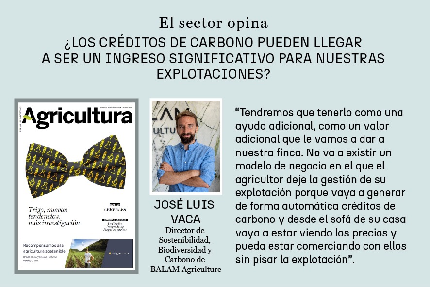 José Luis Vaca en revista Agricultura