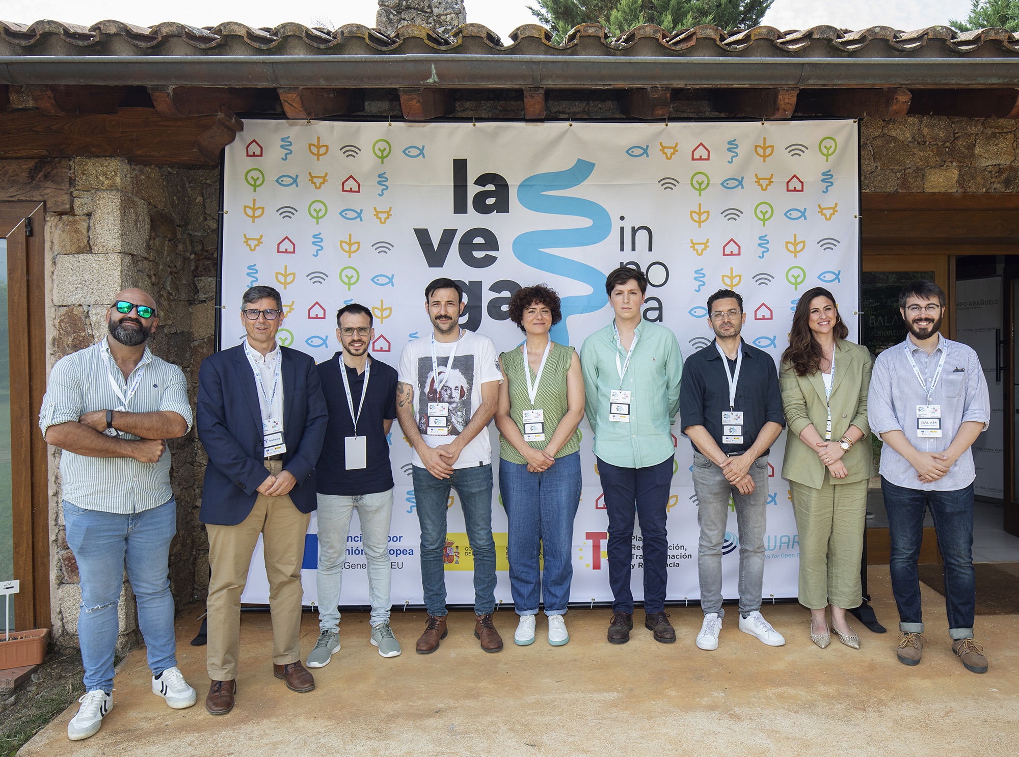 Foto del equipo de La Vega Innova junto a BALAM Agriculture