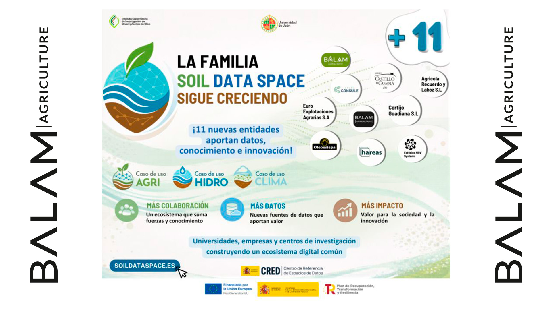 BALAM Agriculture se incorpora al Soil DataSpace