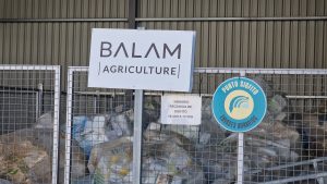 Imagen del punto de recogida SIGFITO en la sede central de BALAM Agriculture en Villafranca de Córdoba